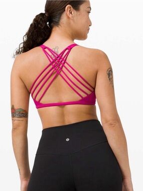 Lululemon Free to be Bra Magenta